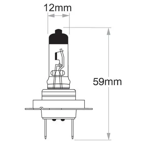 Oex H7 Headlight Bulb 24V 70W Single Pack - Glx16170 2