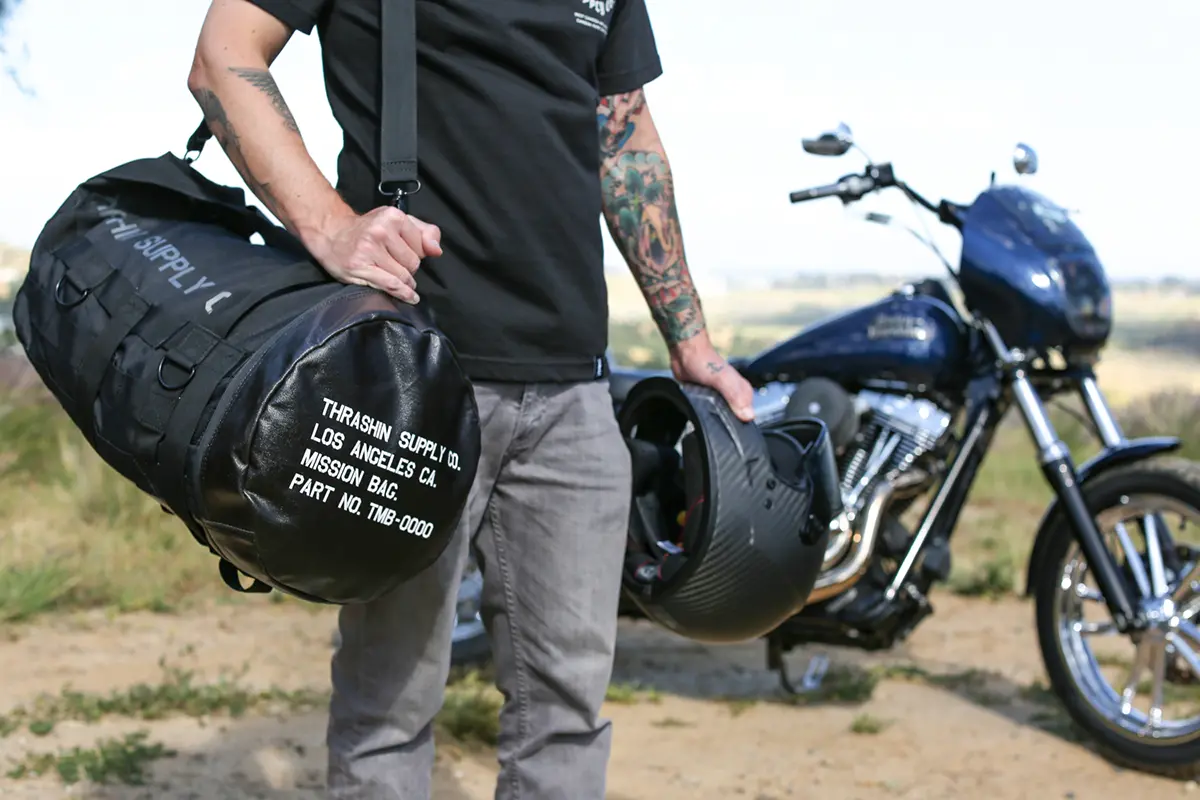 Thrashin Supply Co. Mission Duffel Bag - Black Tmb-0000 1