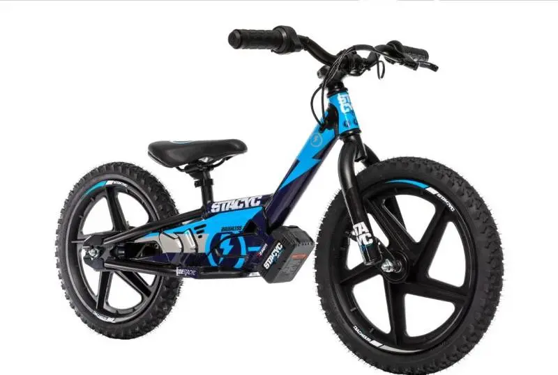 Stacyc Electrify 2.0 Cyan Graphics Kit For 16Edrive Brushless E-Bike 1
