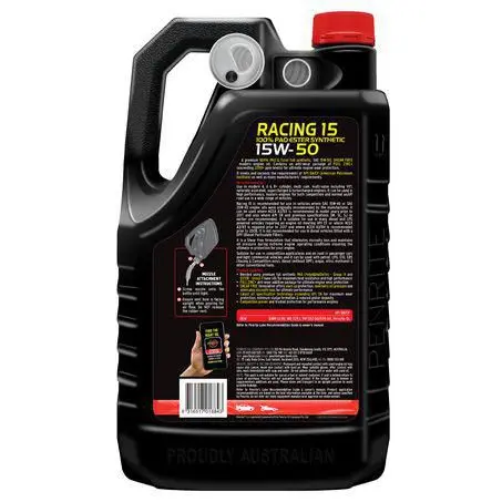 Penrite 10 Tenths Racing 15W-50 5L Engine Oil - Racing15w50005 2