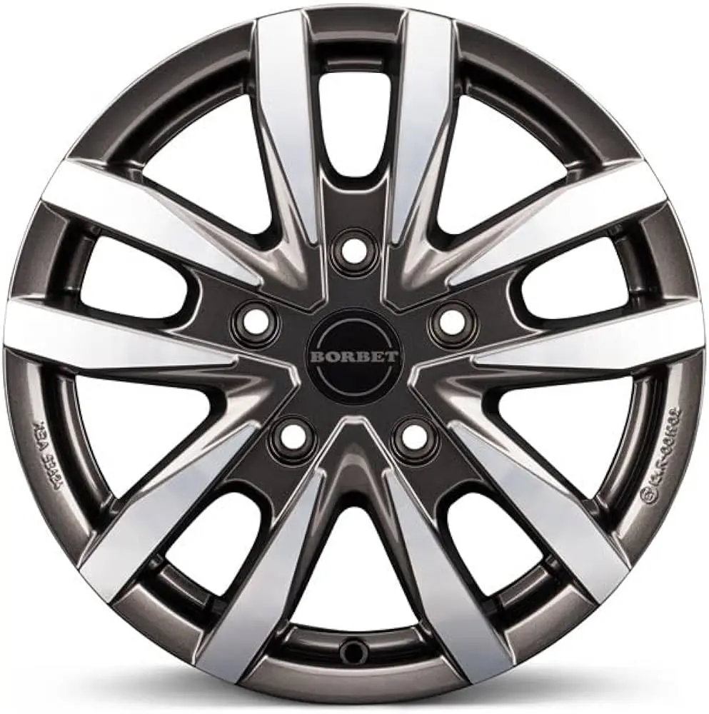 6.5X16 Borbet Cw5 : Antracite Polished 1