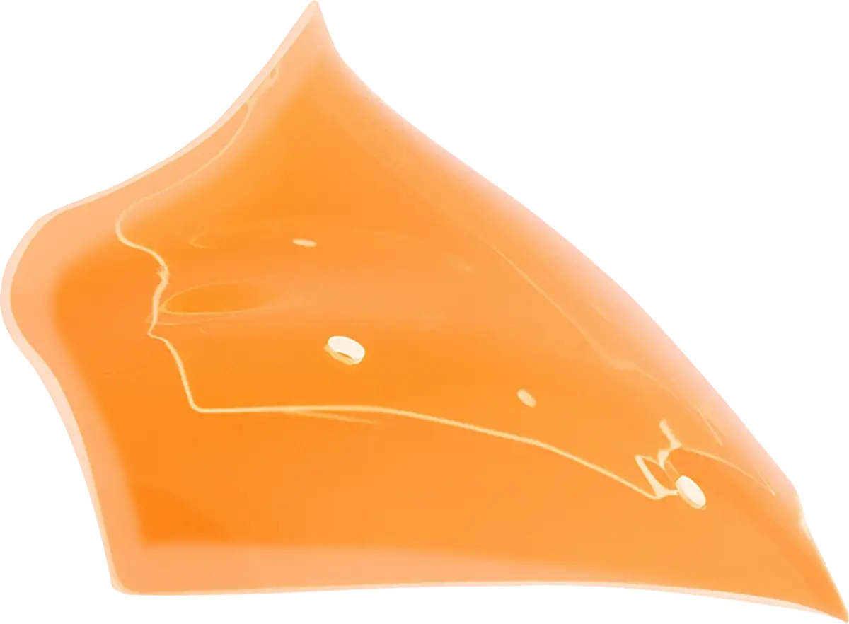 Klock Werks Kolor Flare* Sport Windshield - 8" - Orange Ice Kww-01-0751 1