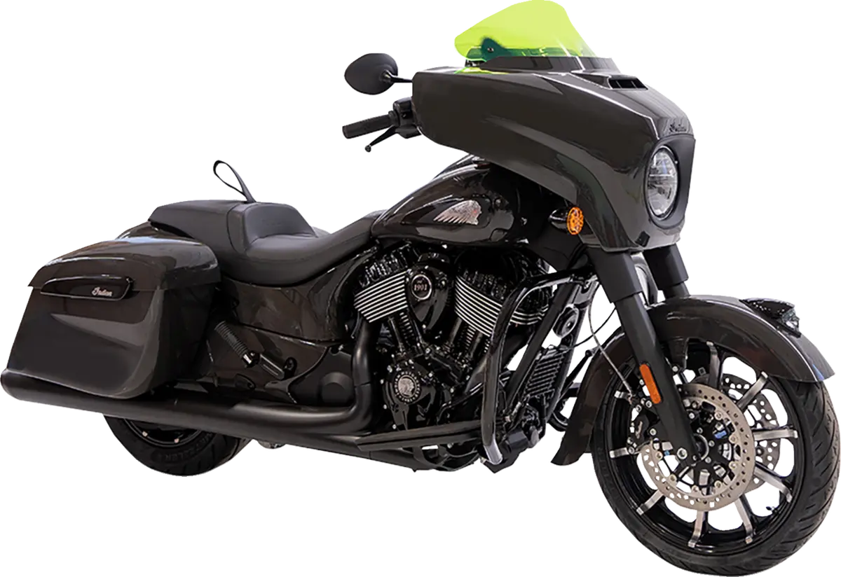 Klock Werks Kolor Flare* Windshield - 10" - Green Ice Kww-04-0634 2