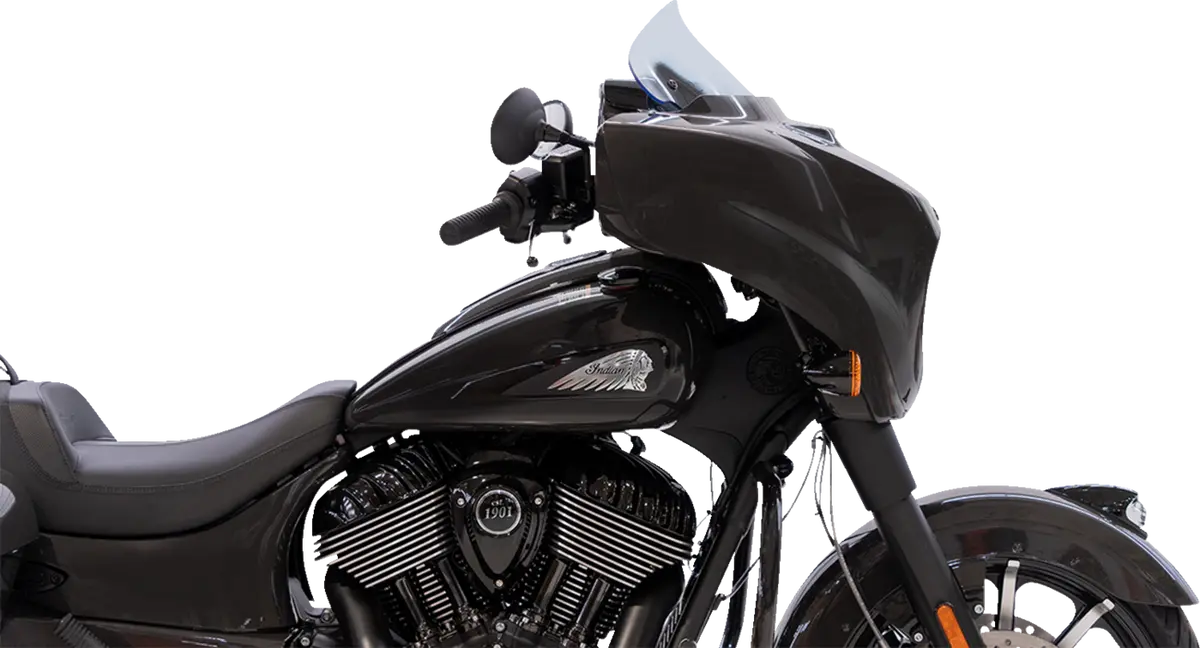 Klock Werks Kolor Flare* Windshield - 10" - Blue Ice Kww-04-0635 2