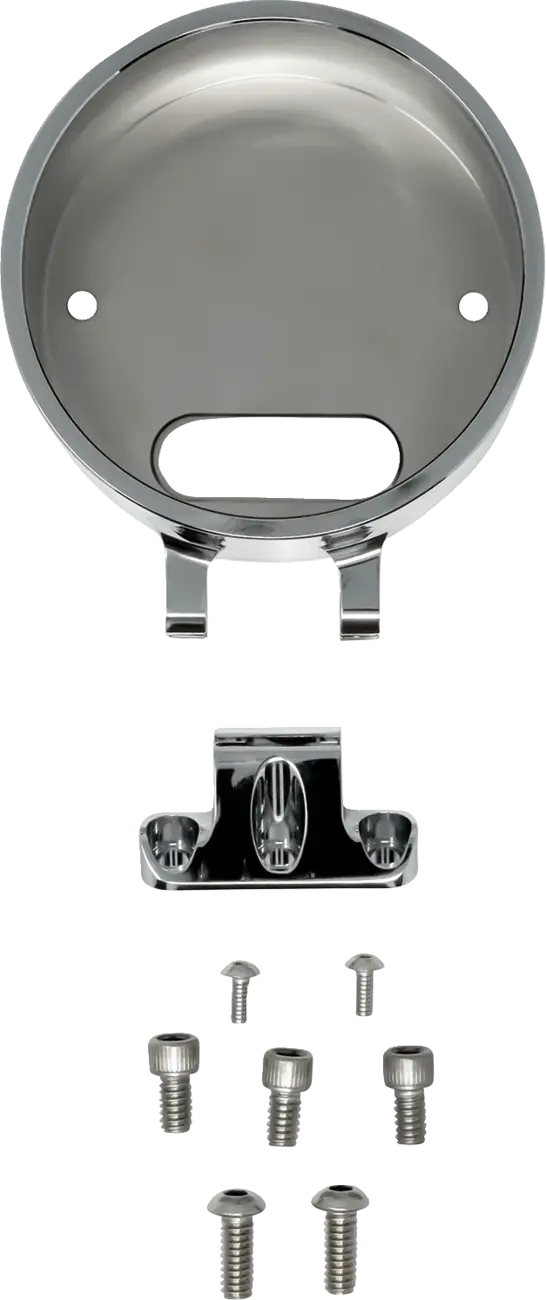 Kodlin Usa Round Gauge Bezel - For Ascent Pro Riser - Chrome Kus55140 1
