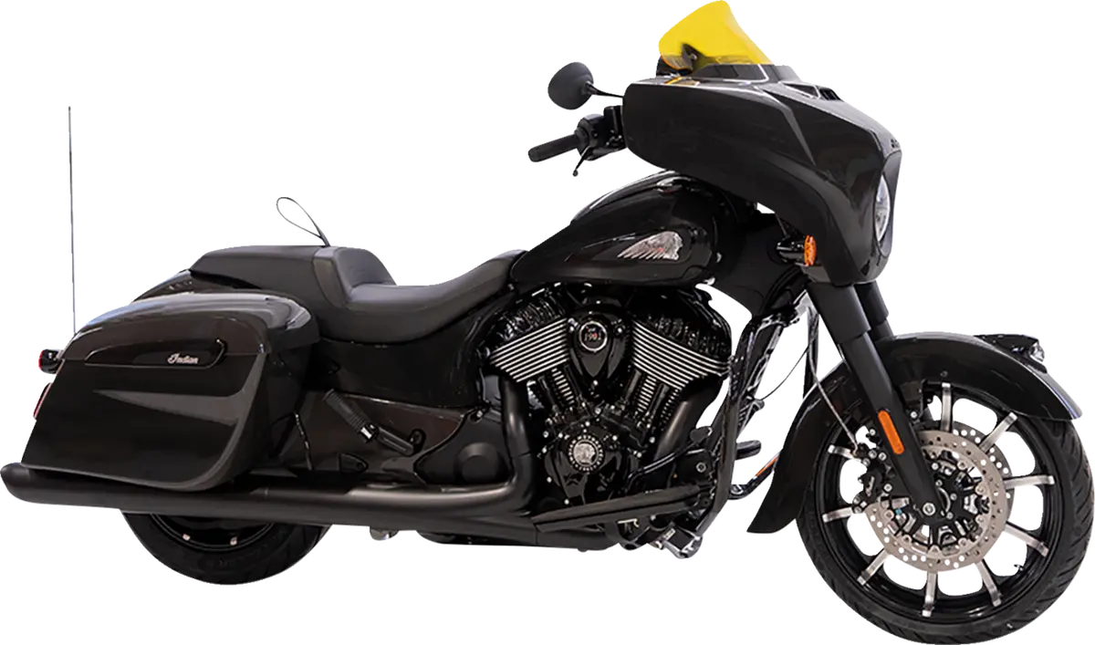 Klock Werks Kolor Flare* Windshield - 10" - Yellow Kww-04-0638 1