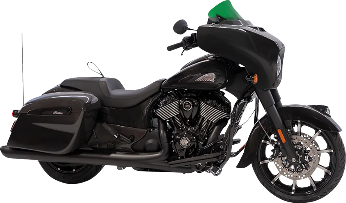 Klock Werks Kolor Flare* Windshield - 10" - Green Kww-04-0639 1