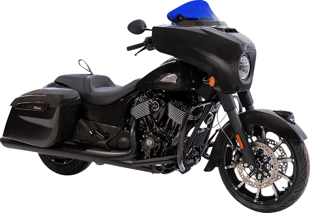 Klock Werks Kolor Flare* Windshield - 10" - Blue Kww-04-0640 1