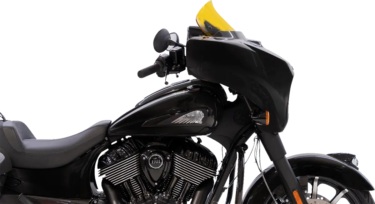 Klock Werks Kolor Flare* Windshield - 10" - Yellow Kww-04-0638 2