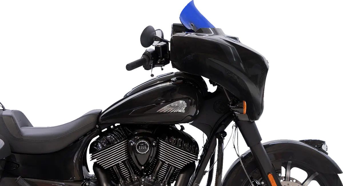 Klock Werks Kolor Flare* Windshield - 10" - Blue Kww-04-0640 2