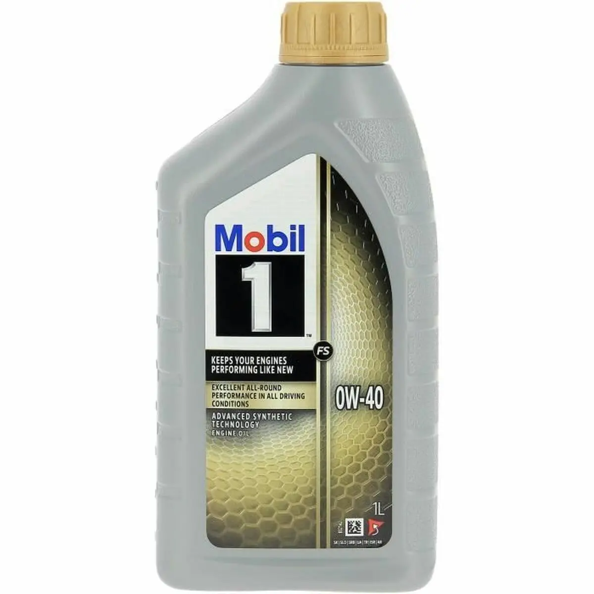 Óleo De Motor Para Automóveis Mobil 0W-40 Fs 0W40 1 L 1