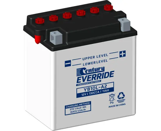 Century Yb10l-A2 Motorcycle Battery - 130Cca 11Ah 1
