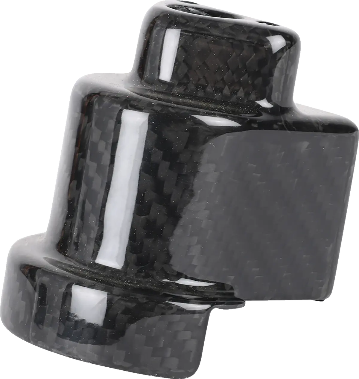 Thrashin Supply Co. Cover Steering Lock - Gloss Weave Carbon Fiber Tsc-3033-0 1