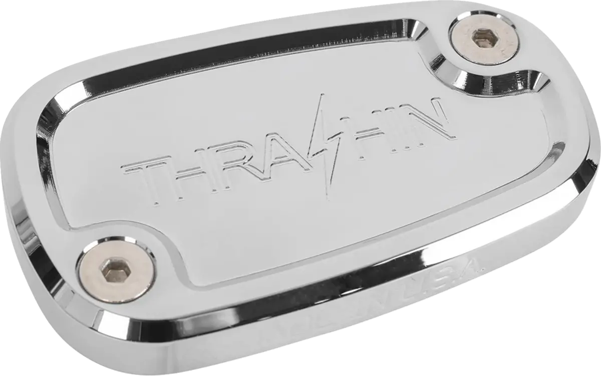 Thrashin Supply Co. Brake Reservoir Cap - Rear - Chrome - '18+ Softail Tsc-3177-3 1