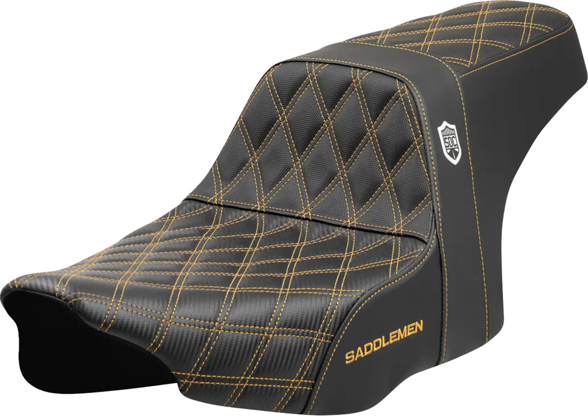 Saddlemen Pro Series Sdc Performance Seat - Gold Stitching - W/O Backrest - Flt/Flh (Sc82307d7) Touring 23-24 1