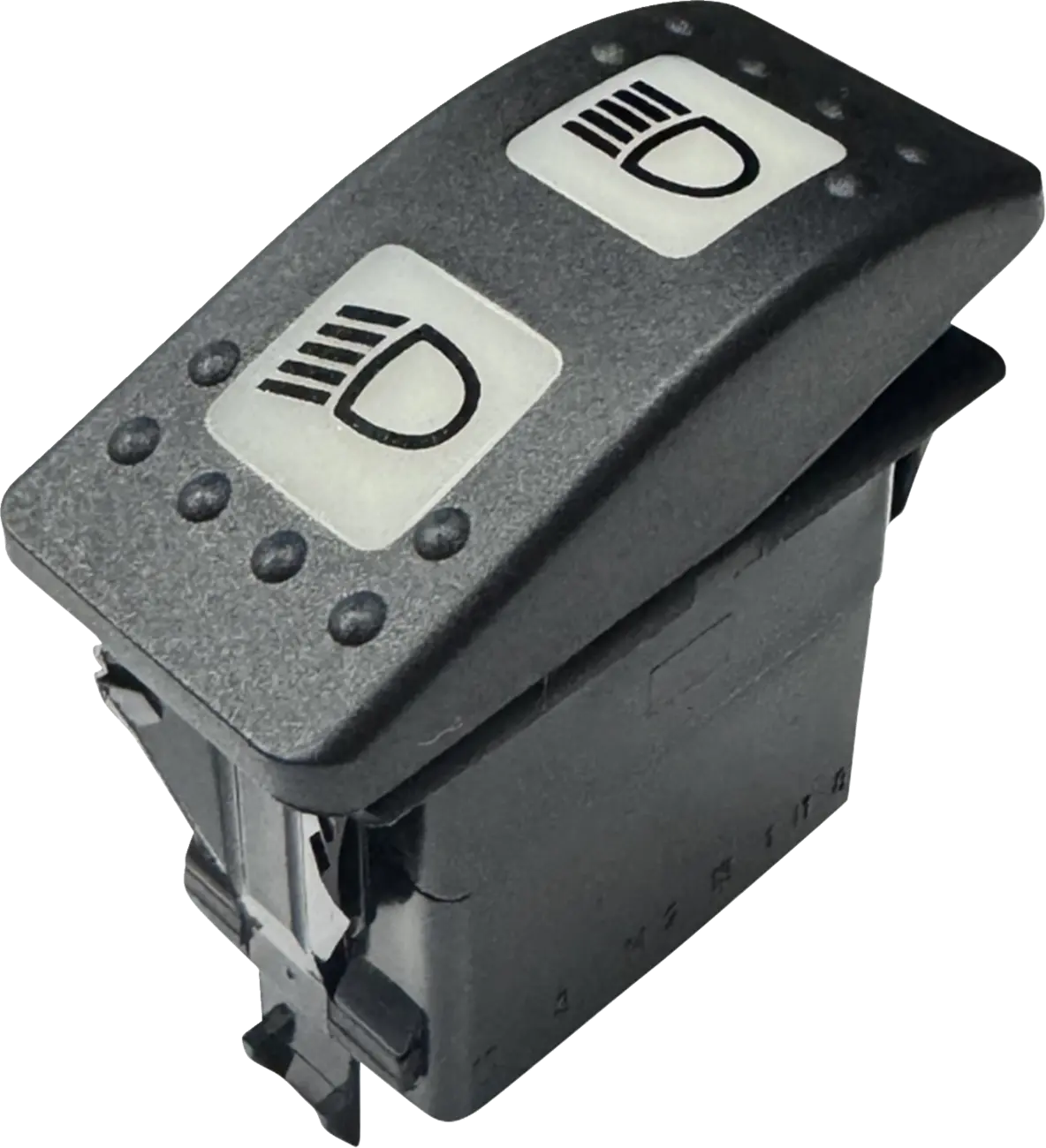 Custom Dynamics Non-Interrupting 3-Position Lighted Rocker Switch - Shark Demon 2 Cd-Or-Switch 1