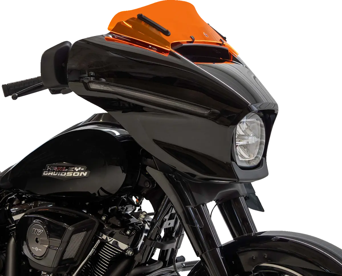 Klock Werks Kolor Flare* Windshield - 6-1/2" - Orange Ice - Flhx Kww-01-0737 2