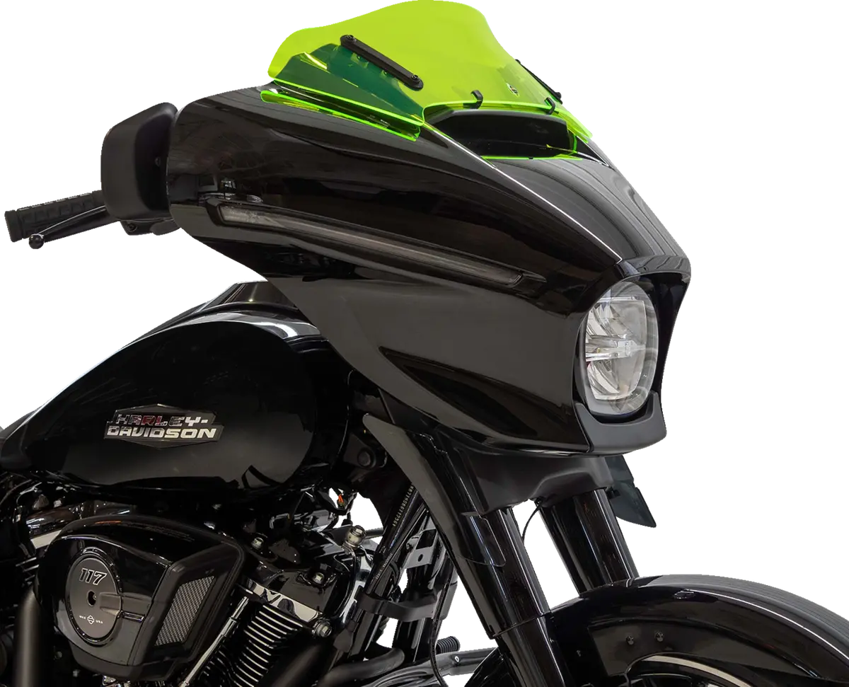 Klock Werks Kolor Flare* Windshield - 6-1/2" - Green Ice - Flhx Kww-01-0739 2