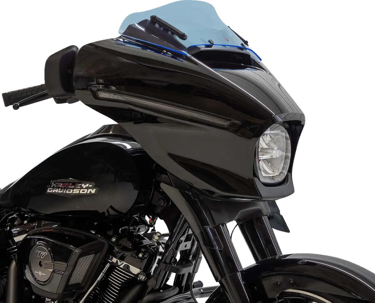 Klock Werks Kolor Flare* Windshield - 6-1/2" - Blue Ice - Flhx Kww-01-0740 2