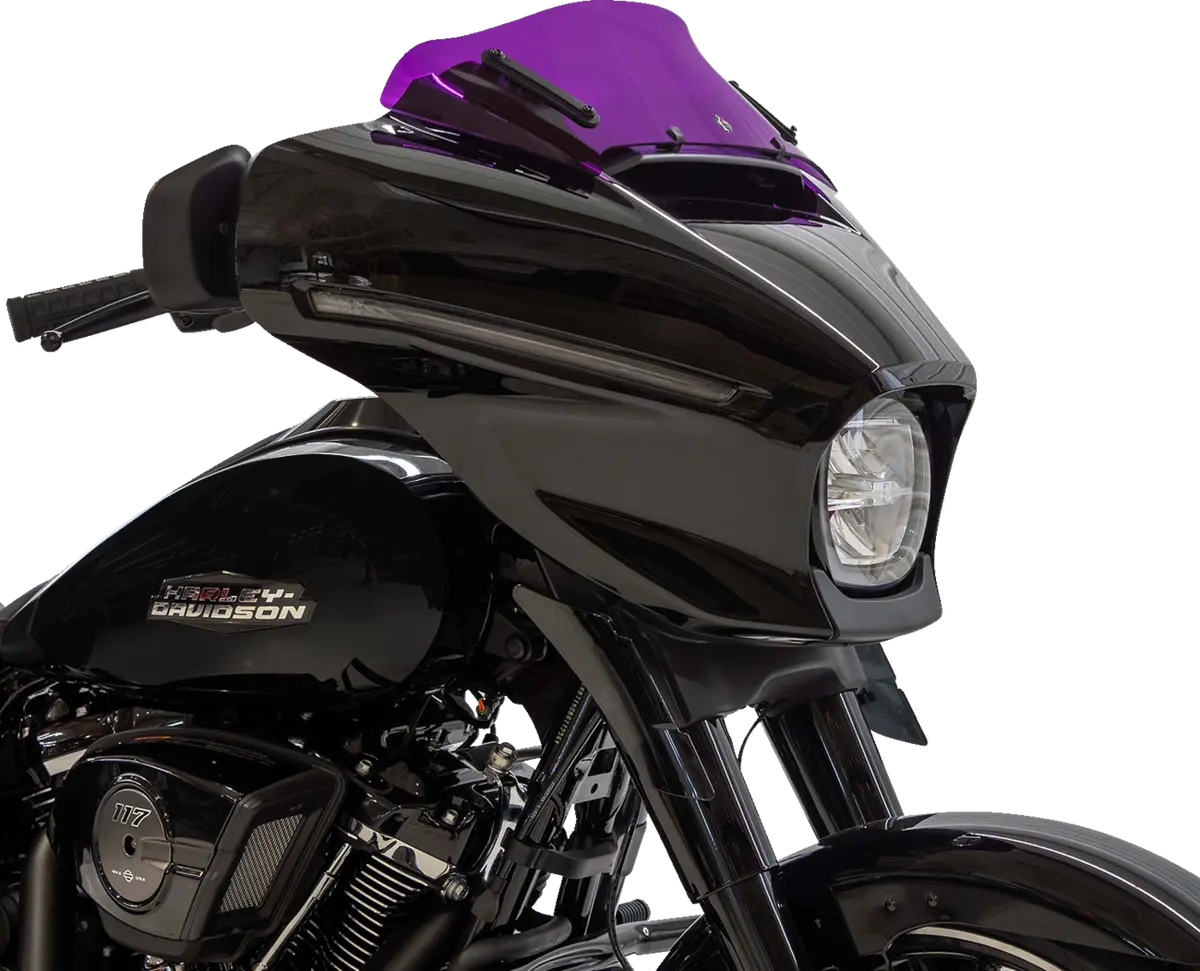 Klock Werks Kolor Flare* Windshield - 6-1/2" - Purple - Flhx Kww-01-0746 2