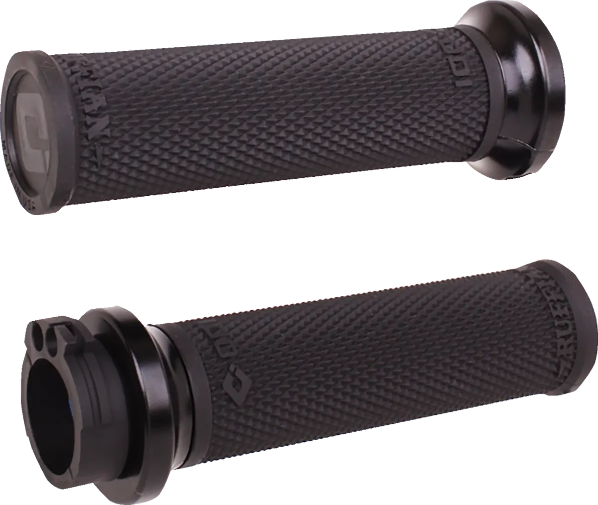 Odi Ruffian Lock-On Street Grips - Cable - Black/Black V30hcwb-B 1