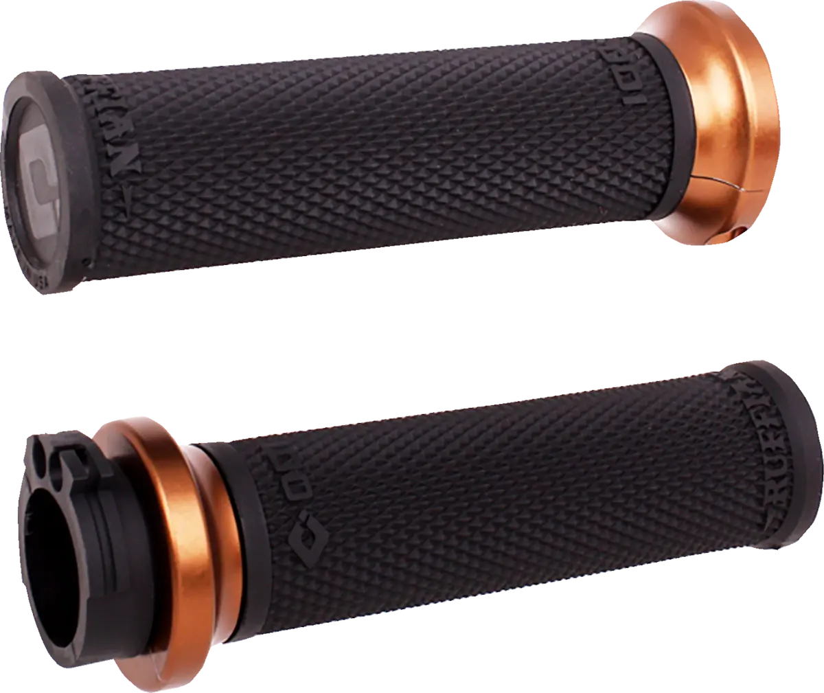 Odi Ruffian Lock-On Street Grips - Cable - Black/Bronze V30hcwb-Z 1