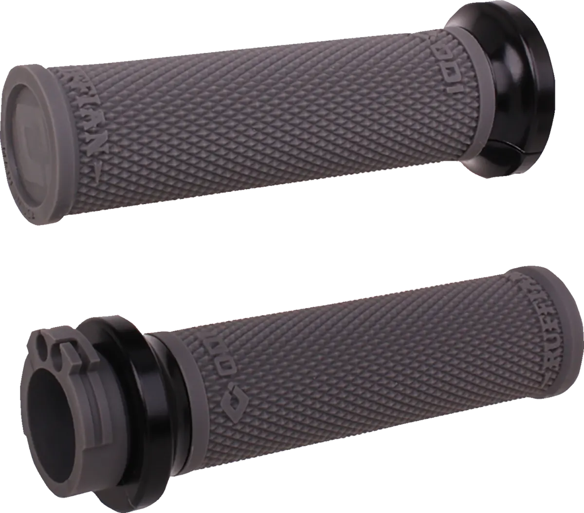 Odi Ruffian Lock-On Street Grips - Cable - Graphite/Black V30hcwh-B 1