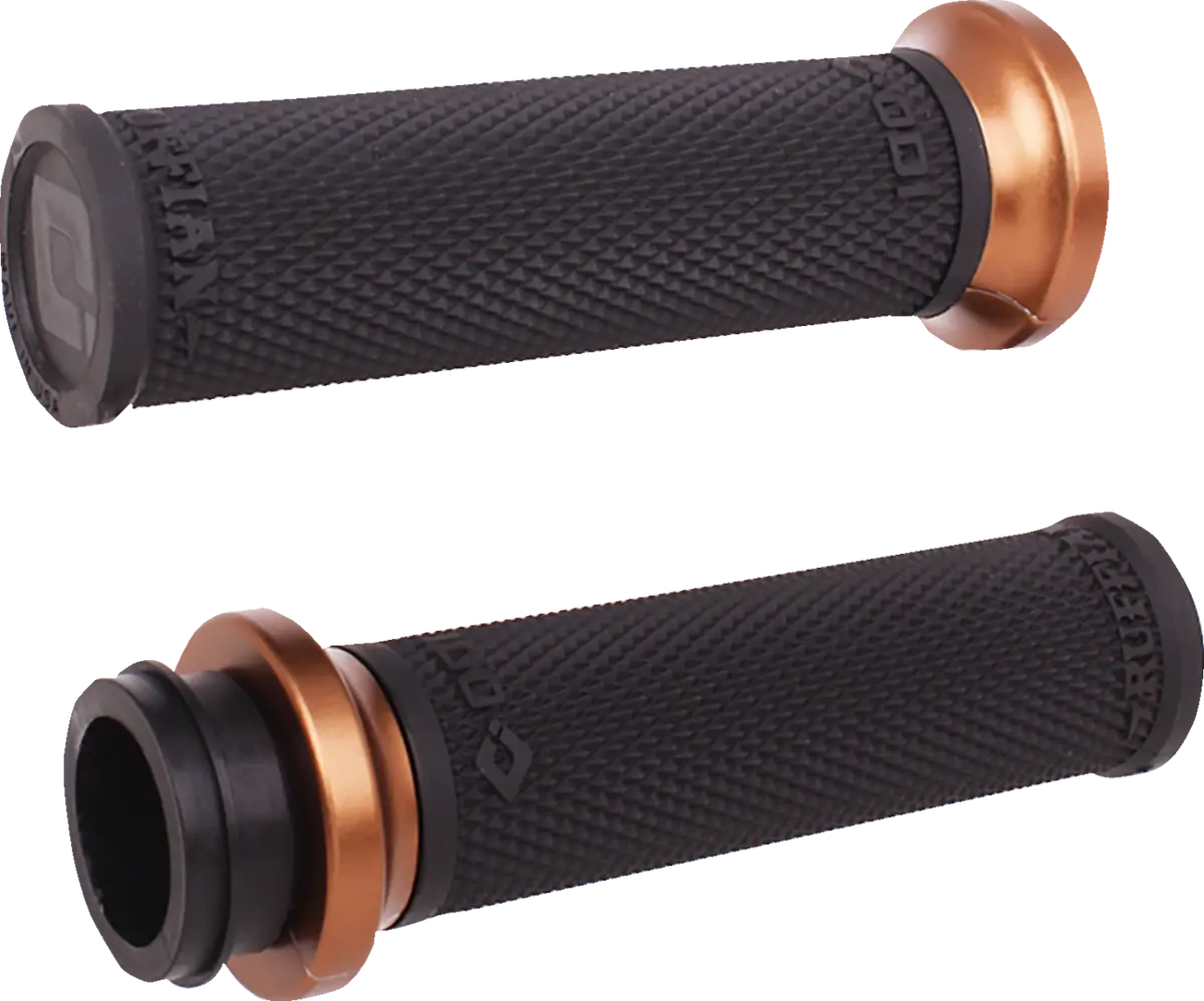 Odi Ruffian Lock-On Street Grips - Tbw - Black/Bronze V30htwb-Z 1