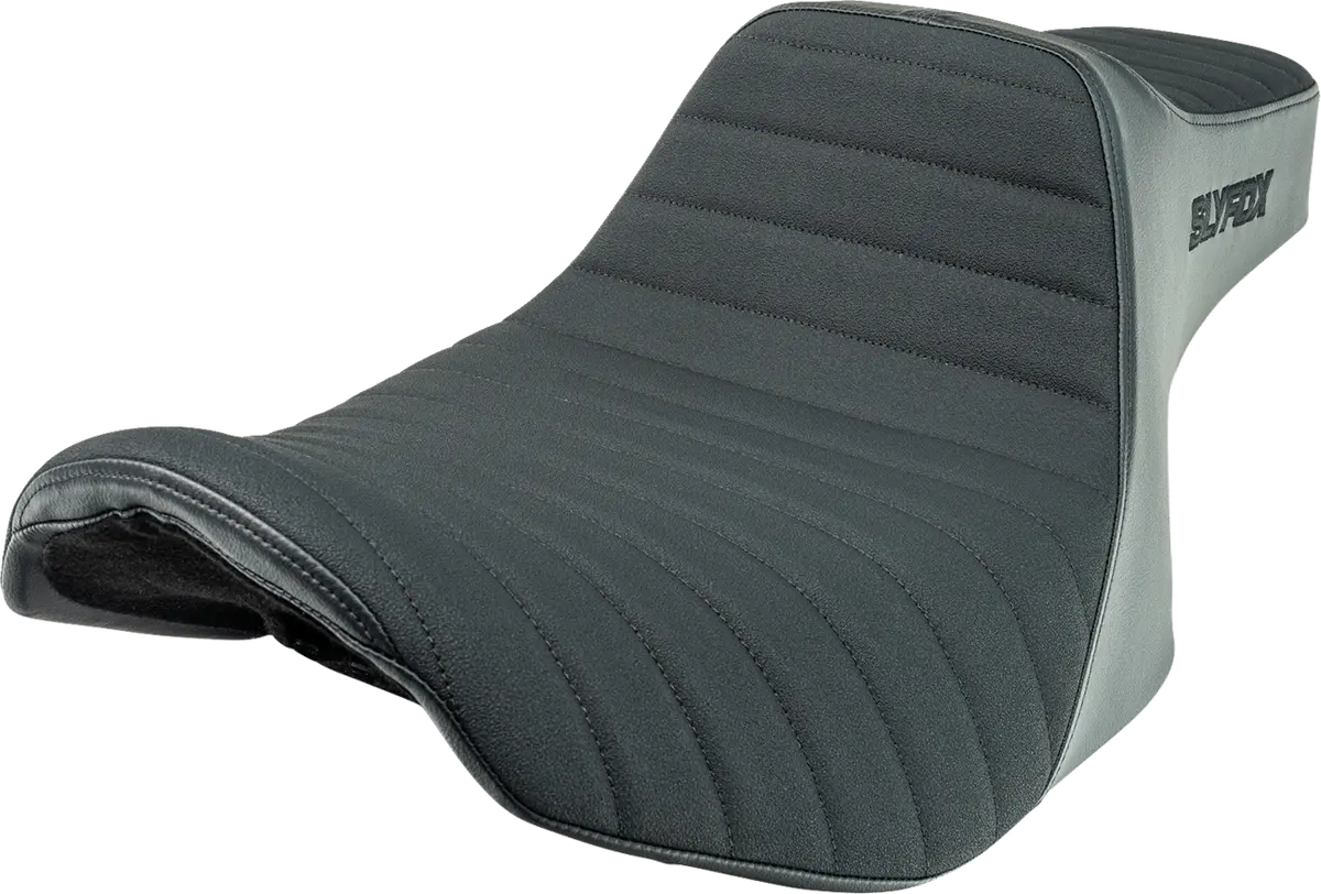 Slyfox Highnoon Seat - Vinyl - Classic Stitch - Black Logo - Flh/Flt '23-'24 4704A-Slyfox 2