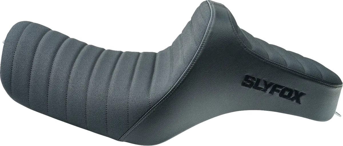 Slyfox Highnoon Seat - Vinyl - Classic Stitch - Black Logo - Xl 4709A-Slyfox 1