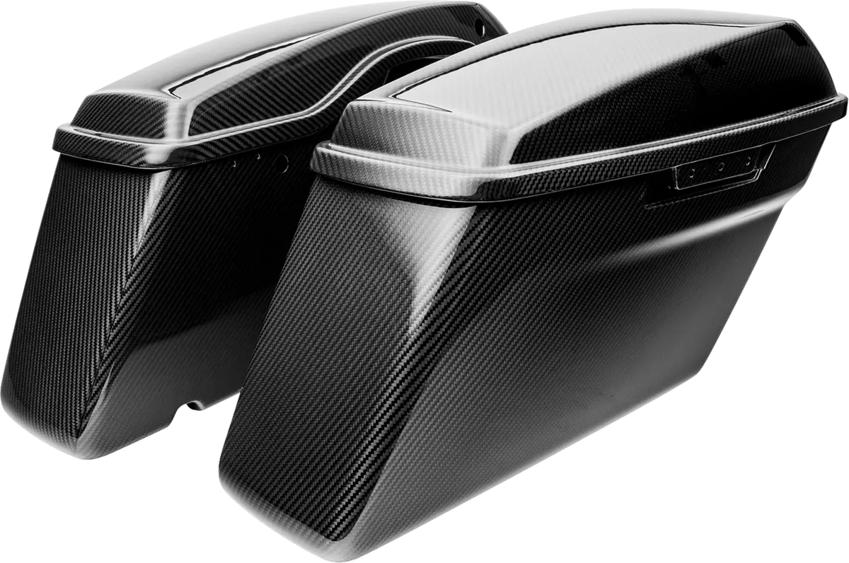 Slyfox Saddlebag Bottoms - Carbon Gloss - Fl '14-'23 1020-Sbtc-G 1