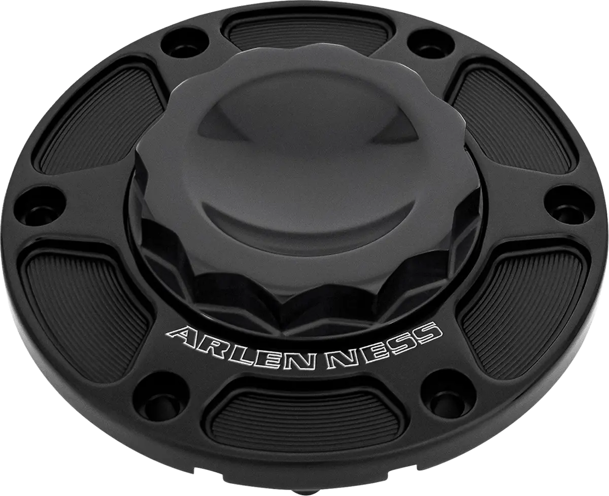 Arlen Ness 12 Point Gas Cap - All Black 701-013 1