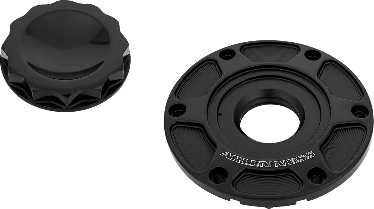 Arlen Ness 12 Point Gas Cap - All Black 701-013 2
