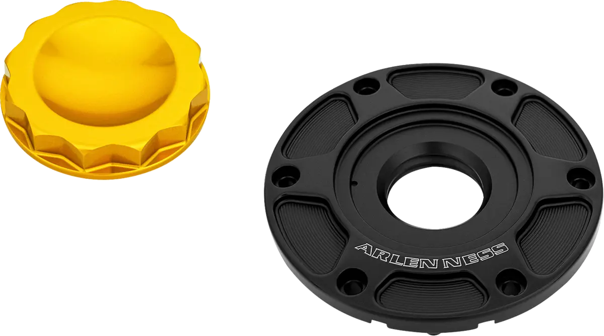 Arlen Ness 12 Point Gas Cap - Gold 701-016 2