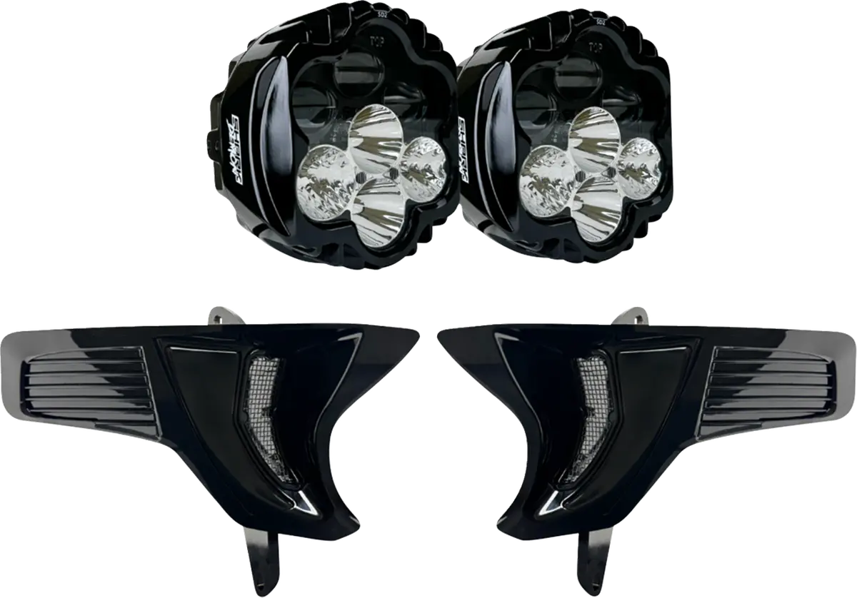 Custom Dynamics Shark Demon 2 Headlight Light - W/ Speed Plates Sd2-23-Rg-Ww 1