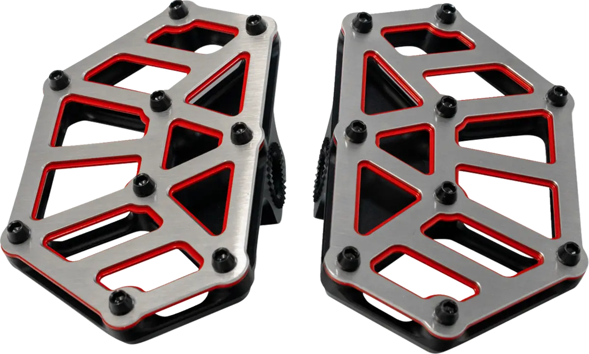 Kodlin Usa Nxl Mini Floorboards - Black W/ Red Accent K73254-Rl 2