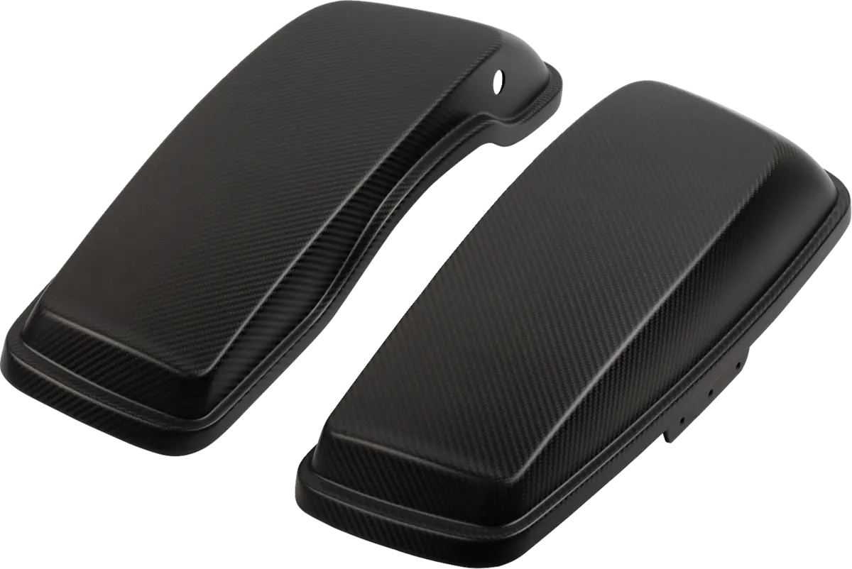Slyfox Saddlebag Lids - Carbon Matte - Touring '14-'23 1