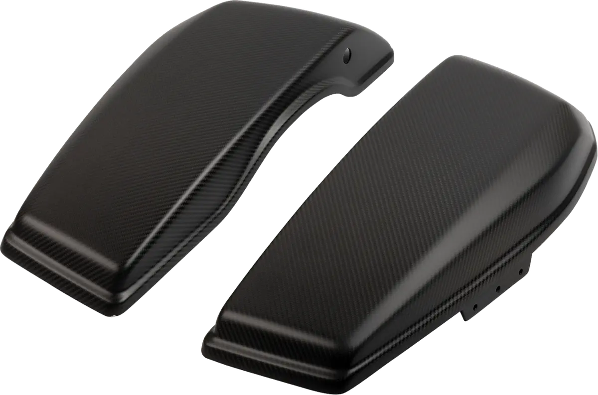 Slyfox Saddlebag Lids - Carbon Matte - Touring '24-'25 1