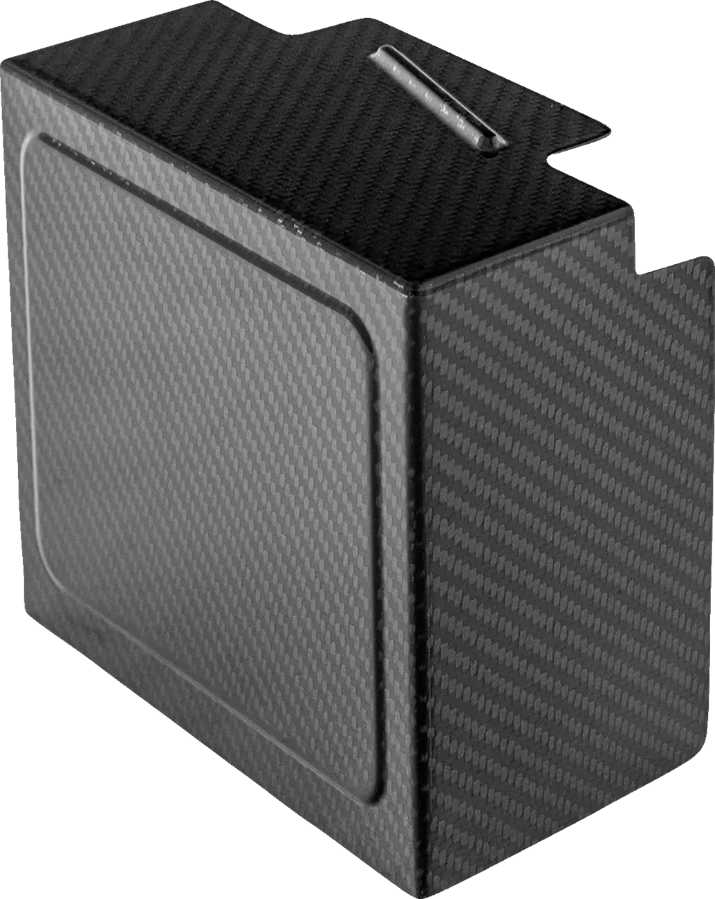 Saddlemen Battery Cover - Carbon Fiber - Matte Black (Cf-899-04-002M) Dyna 99-05 2