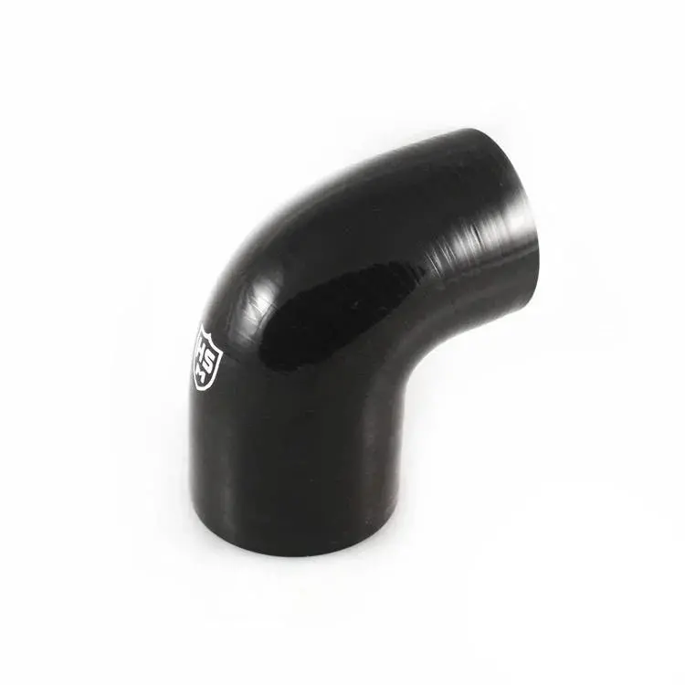 3”X 2.5” Silicone 90° Elbow Hose (Black 5 Ply) 1