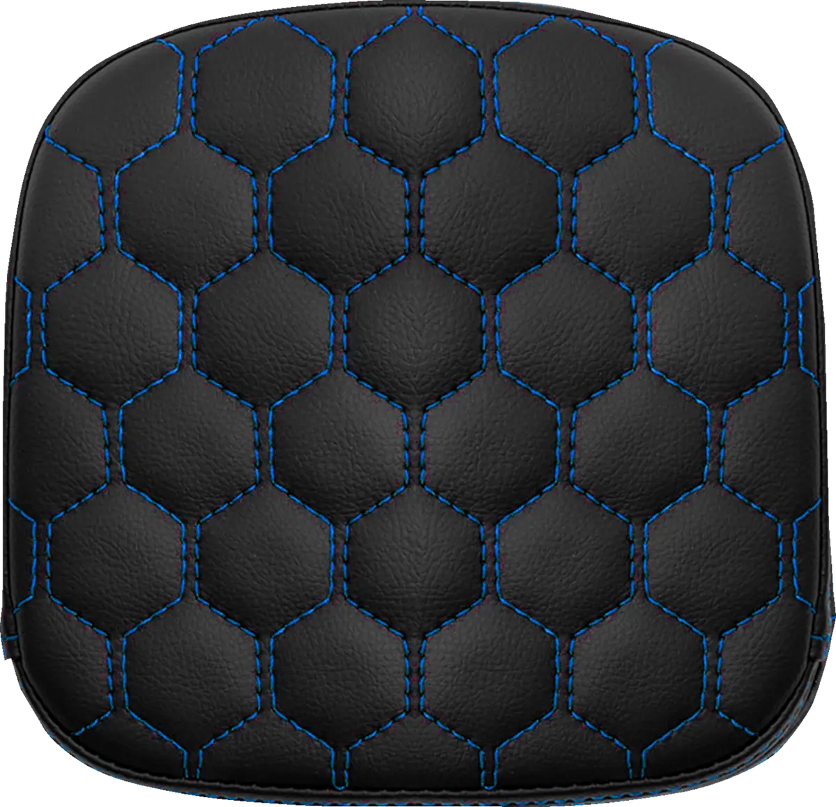 Saddlemen Sissy Bar Pad - Honeycomb - Blue Stitching (040749Blu) 1