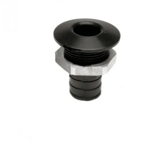 Bilge Outlet Fitting 3/4 Black 1