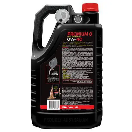 Penrite 10 Tenths Premium 0W-40 5L Engine Oil - Fs0w40005 2