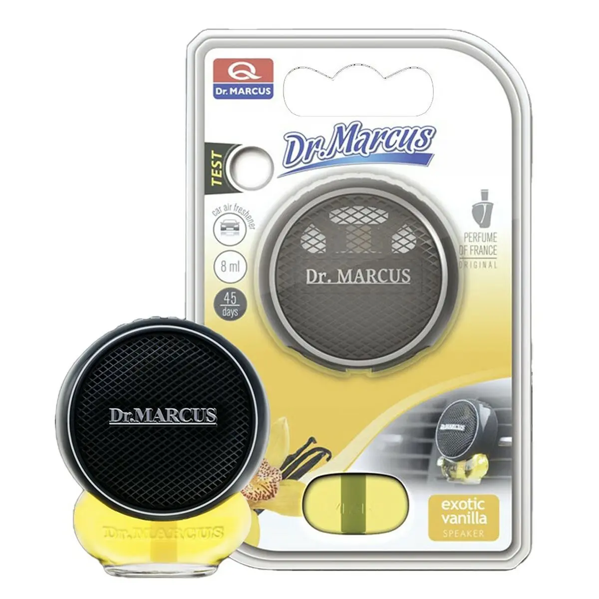 Ambientador Para Automóveis Dr Marcus Speaker Baunilha 8 Ml Plástico Fragância (8 Unidades) 1