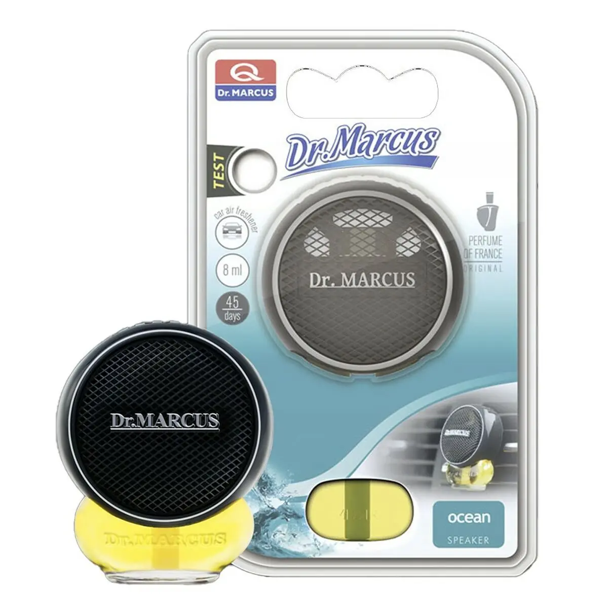Ambientador Para Automóveis Dr Marcus Speaker Ocean 8 Ml Plástico Fragância (8 Unidades) 1