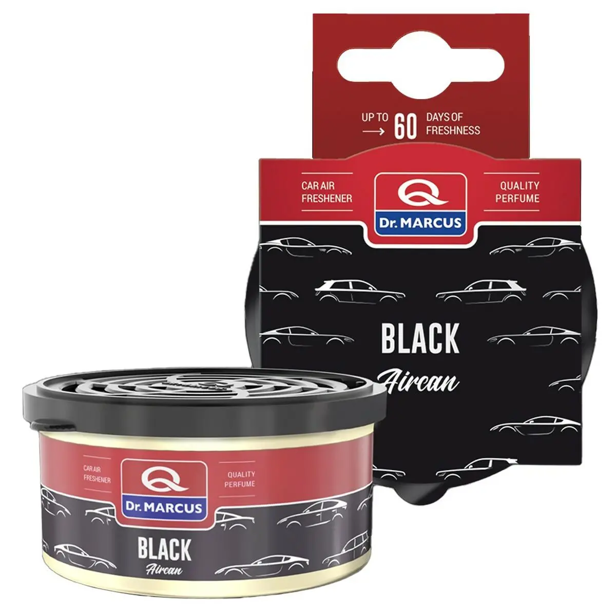 Ambientador Para Automóveis Dr Marcus Aircan Black 40 G Fragância Lata 1