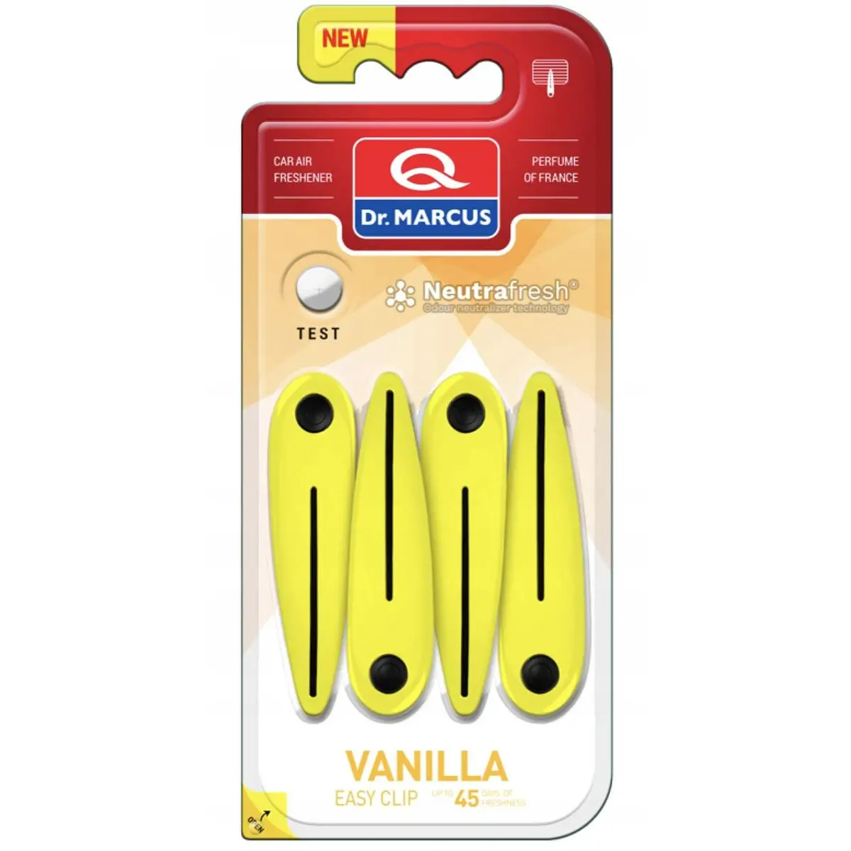 Ambientador Para Automóveis Dr Marcus Easy Clip Vanilla Baunilha Plástico 2