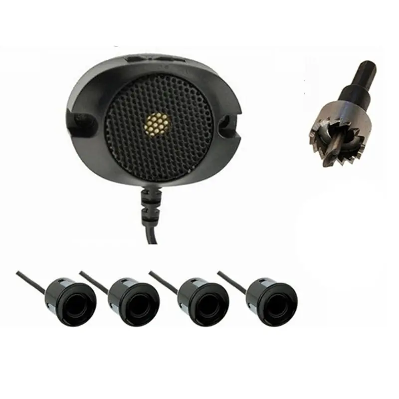 Sensor De Estacionamento M-Tech Conectores Preto (4 X 21,5 Mm) 1