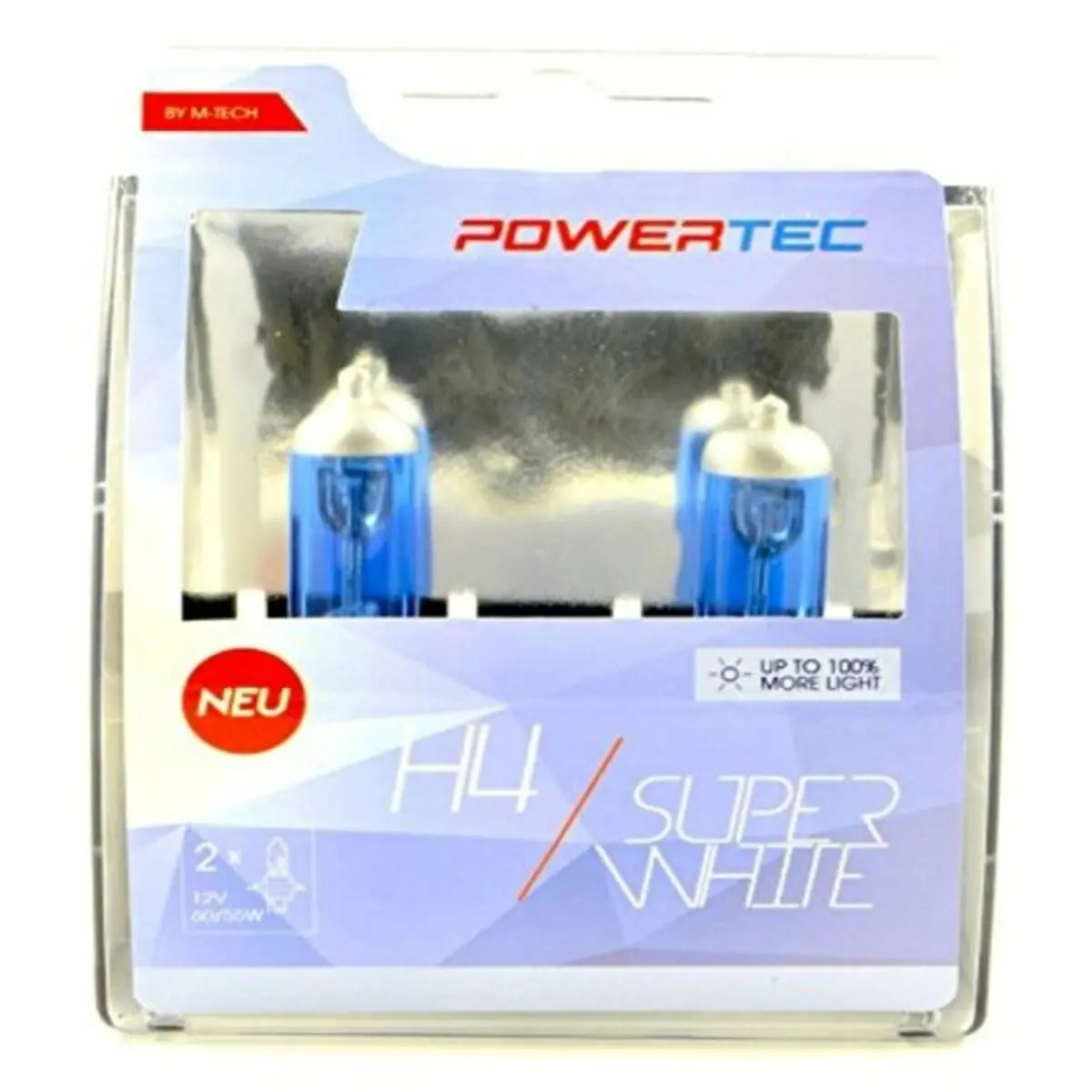 Lâmpada Automotiva M-Tech Ptzsw4-Duo H4 12V 60/55W Blanco 1