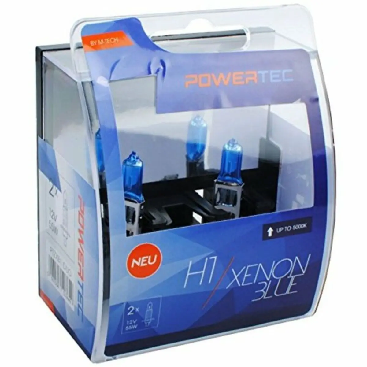 Lâmpada Para Automóveis M-Tech Ptzxb1-Duo H4 55W 12V H1 12 V 55 W Halogéneo 1